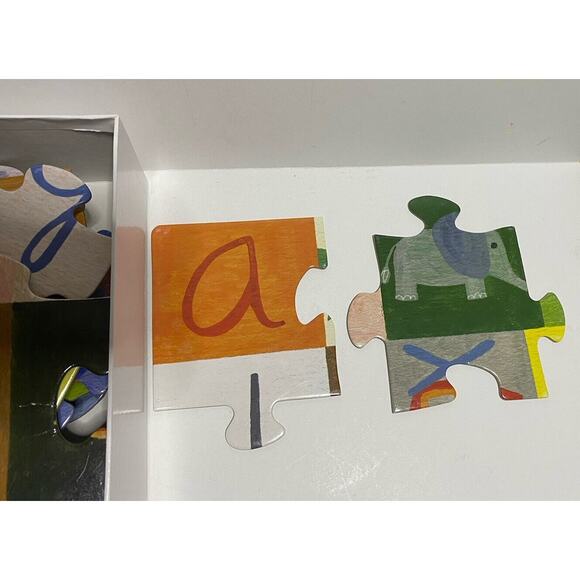 Pottery Barn Kids ABC Floor Puzzle Extra Large Jumbo 48 Pieces made in USA - Picture 3 of 8